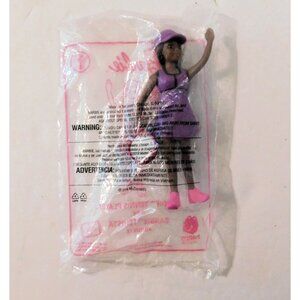 Barbie Tennis Player McDonalds Happy Meal Toy 2019 Doll Purple Outfit